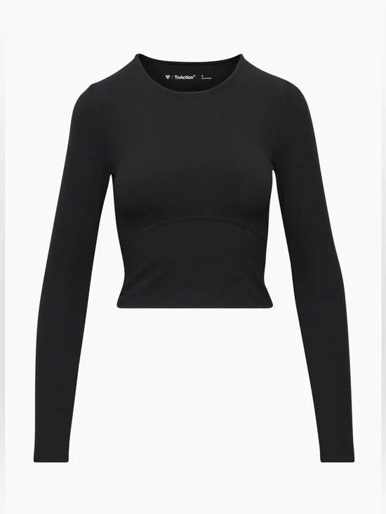 Aritzia TnAction TnaBUTTER™ Bound Longsleeve Black Size Extra Small - Picture 2 of 9